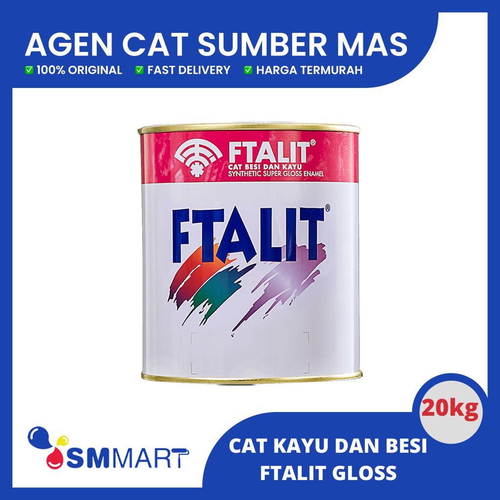 CAT FTALIT GLOSS / CAT KAYU BESI 20KG