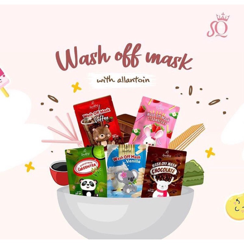 [BPOM] MASKER ORGANIK SPARKLING QUEEN 20GR / WASH OFF MASK SPARKLING QUEEN BPOM MASKER WAJAH SNACK M