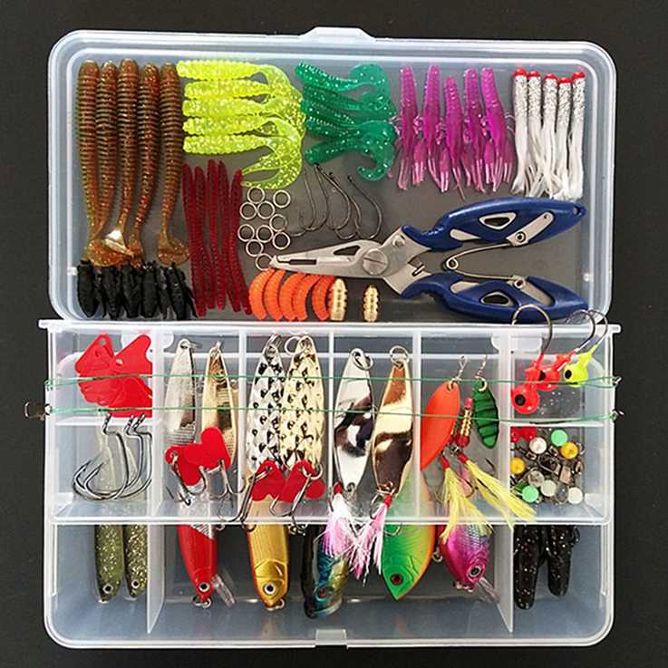 Umpan Pancing Ikan Set Fishing Bait Kit 109PCS DWS250-G
