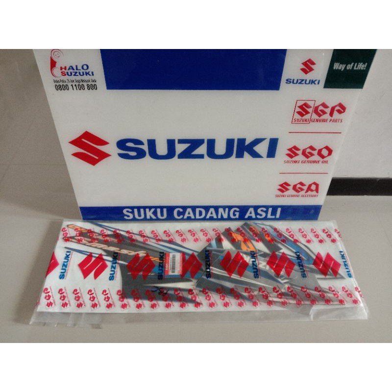 striping set stiker set suzuki Smash new 110 original SGP