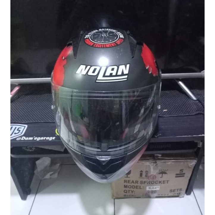 Helm Nolan N64 Gp Series Size L Bekas