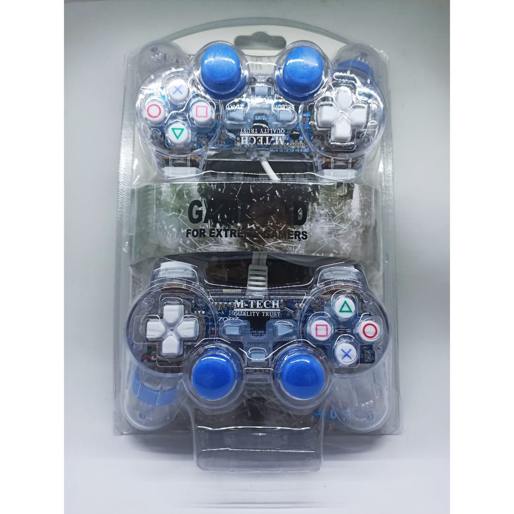 Stick Gamepad Doble Controller USB PC Joystick - Stik komputer - Leptop PC kabel