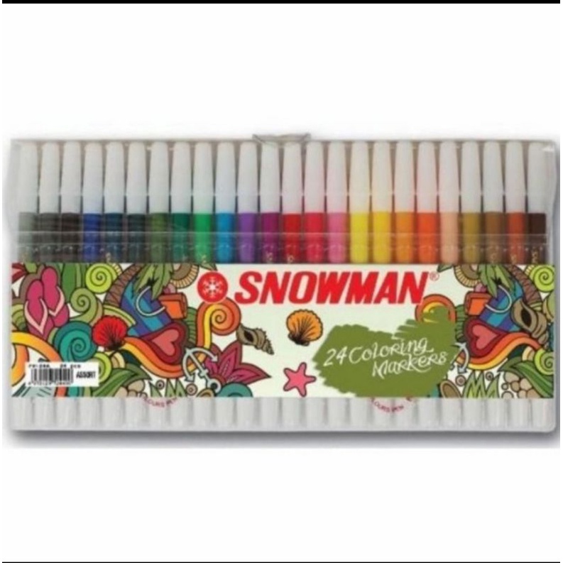 

SNOWMAN SPIDOL 24 WARNA/SPIDOL WARNA SNOWMAN 24 COLOURS PW 24A