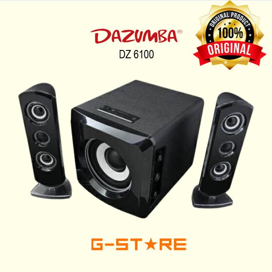 Speaker MURAH Original RUMAH KANTOR DAZUMBA DZ6100 Komputer