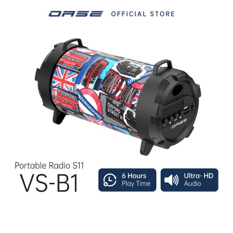 Oase - VS B1 Portable radio S11 England Motif