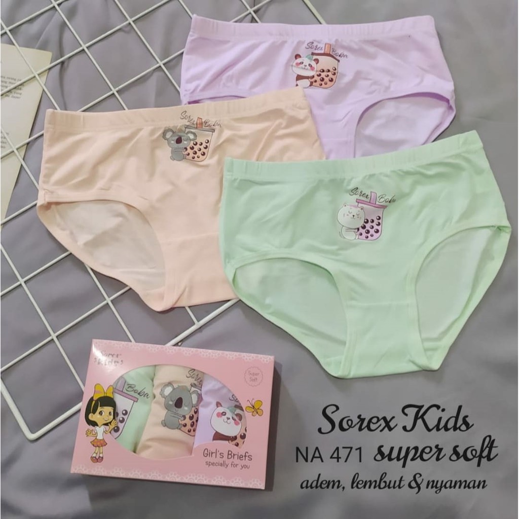 CD SOREX KIDS SK NA471 SUPER SOFT ISI 3PCS