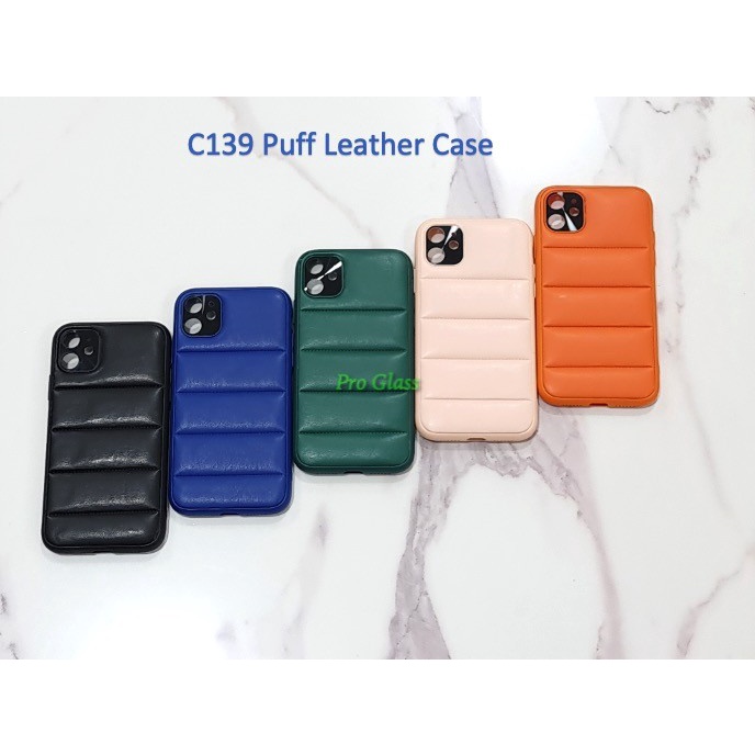 C139 Iphone 11 / 11 PRO / 11 PRO MAX / 12 / 12 PRO / 12 PRO MAX / 13 / 13 PRO / 13 PRO MAX PUFF Leather Silicone Case