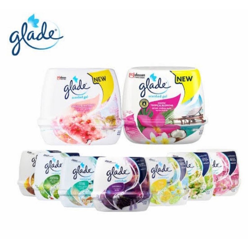 GLADE SCENTED GEL 180gr Pengharum Mobil Dan Ruangan