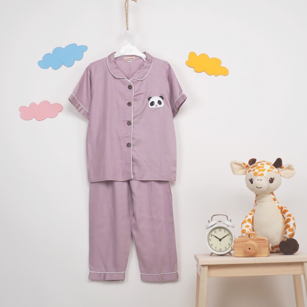 Baju tidur anak piyama anak lengan pendek dan celana panjang kids pakaian tidur anak umur 1-7 tahun