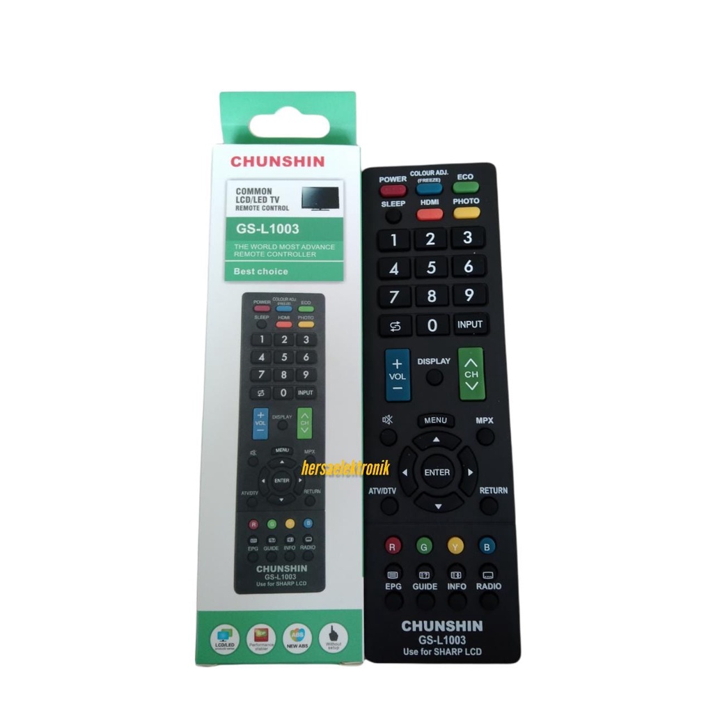 remot tv sharp GS-L 1003 REMOT TV