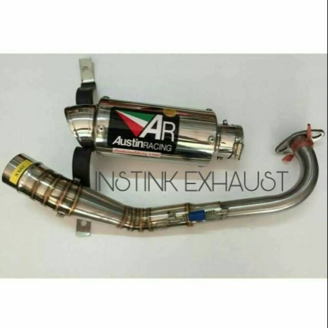fullsystem knalpot NMAX KNALPOT XMAX KNALPOT AEROX Austin Racing
