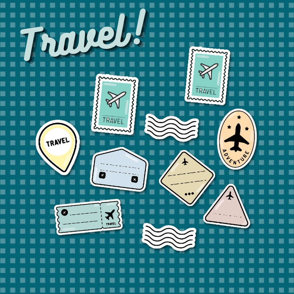 

||Travel|| Sticker Aesthetic Journal/Sticker Tumblr