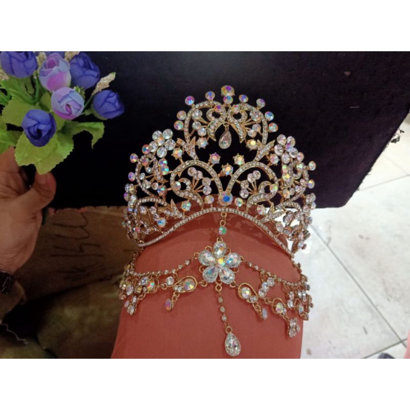 MAHKOTA PENGANTIN  BERJURAI  FUL MATA DASAR GOL