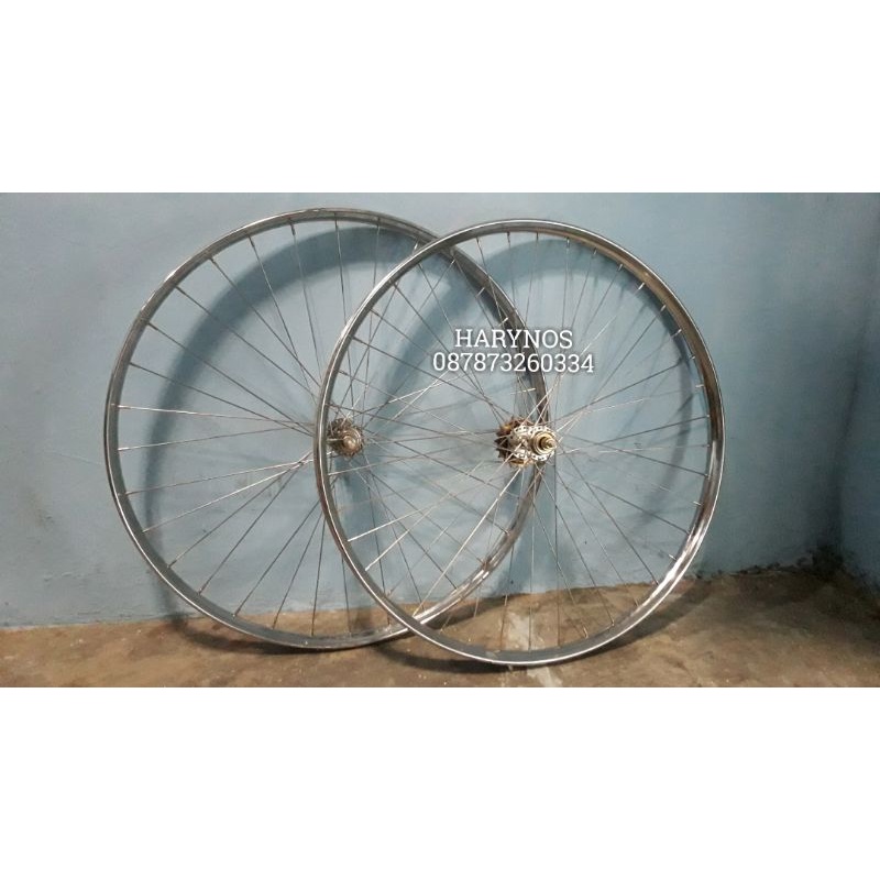 velg set sepeda onthel roda onthel velg ring 28 sepeda onthel