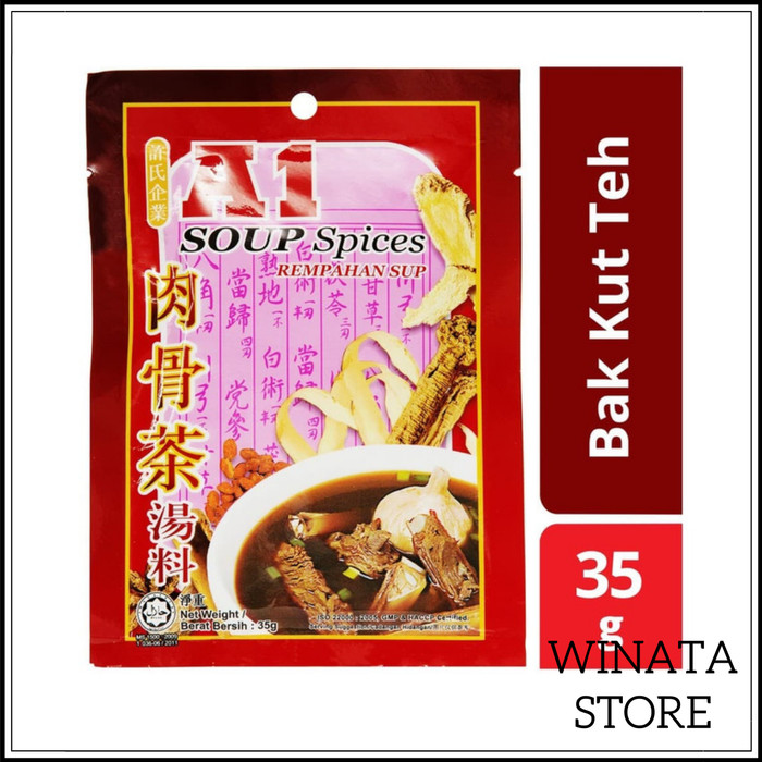 

A1 Soup Spices Bak Kut Teh - Bumbu Instant Sup BakKutTeh Rempah 35 g