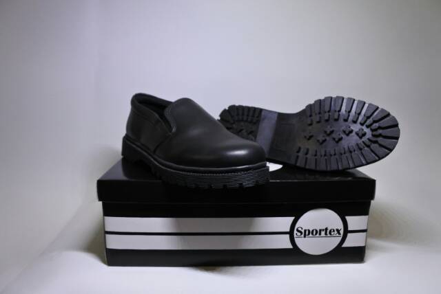 sepatu safety WANITA ujung besi type SLIP ON by sportex