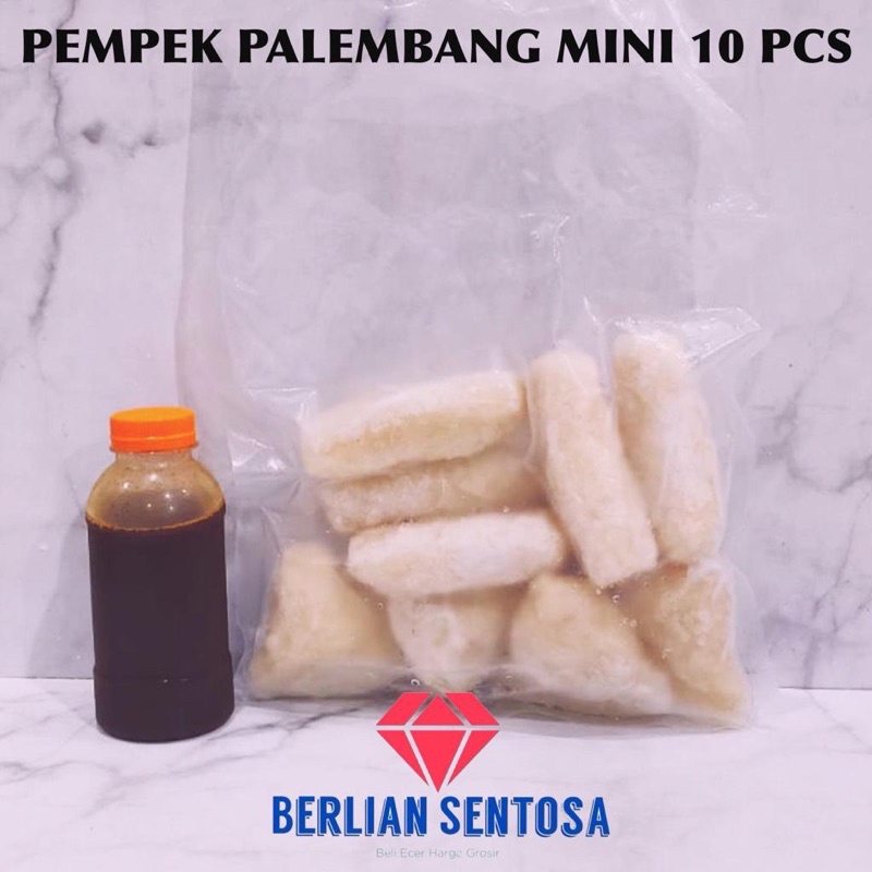

Pempek palembang kecil isi 10pcs