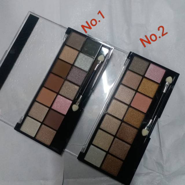 EYESHADOW NOBLE HASAYA 14.COLOUR ( gliter )