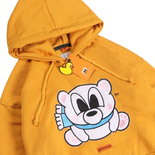 Jaket Sweater Hoodie PNT BEAR – Yellow Edition Fashion Trendy Casual Pria Good Brand Quality Stylish