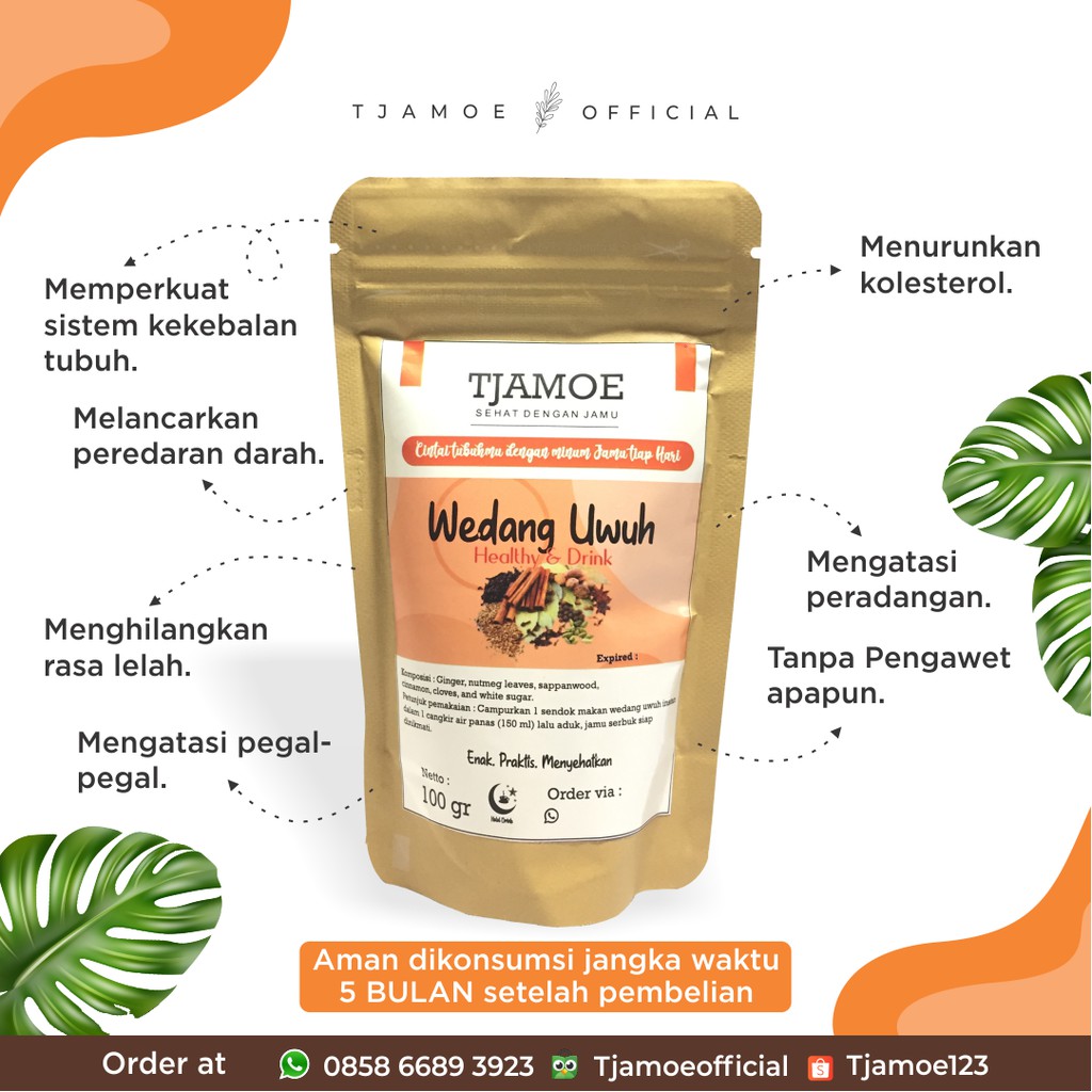 

WEDANG UWUH SERBUK 8x PAKAI