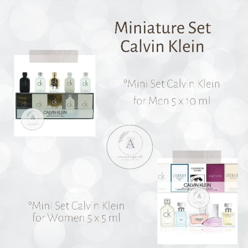 Miniature Set Calvin Klein
