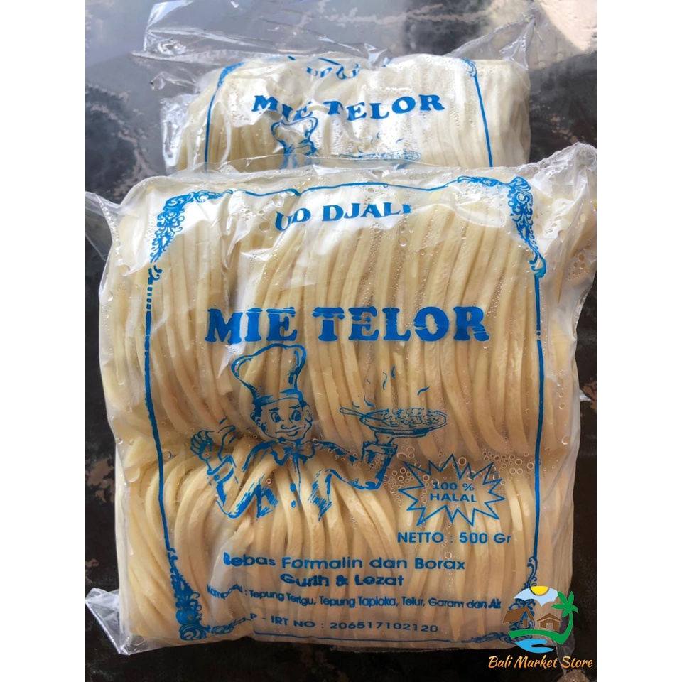 

Mie mentah Mie telor / mie telur ud djali