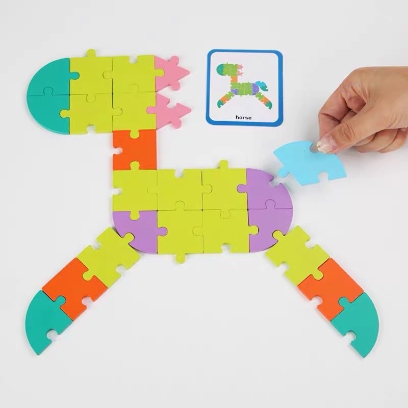 wooden logic puzzle brain activity toys