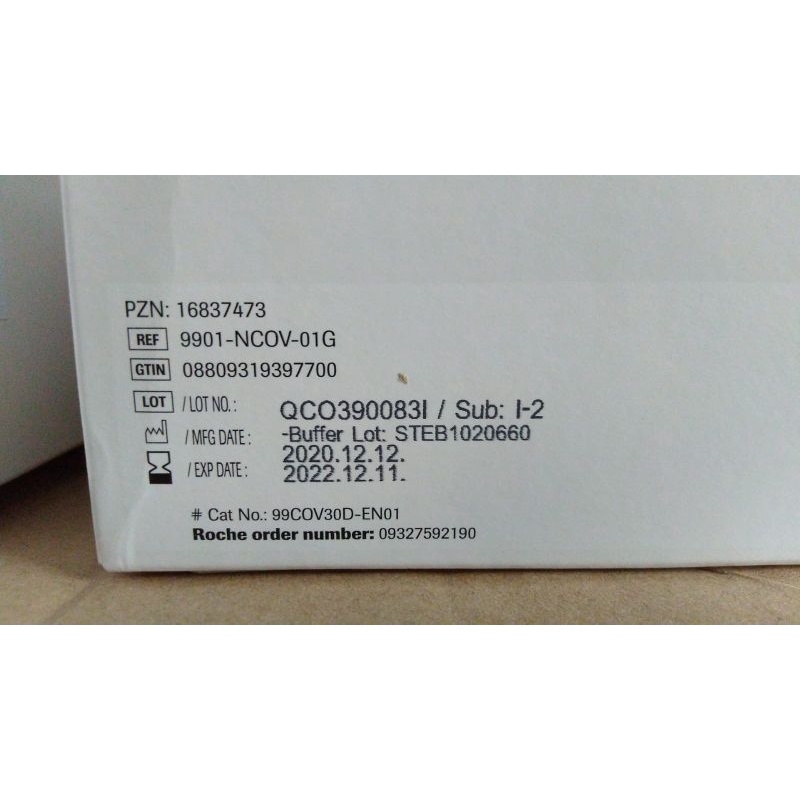 Swab antigen SD Biosensor Roche 1 box isi 25