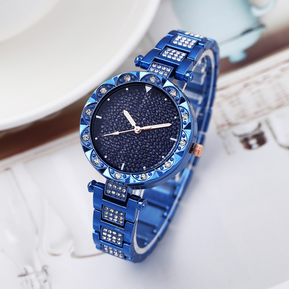 ✅COD Jam Tangan Wanita Analog Quartz Casual Fashion Strap Rantai Stainless Steel Import Couple G12