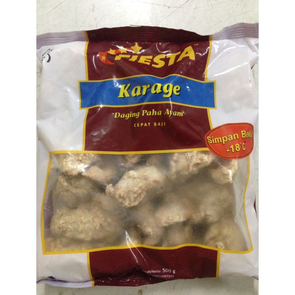 Fiesta Karage 500 Gr Daging Paha Ayam Olahan Chicken Nugget Naget