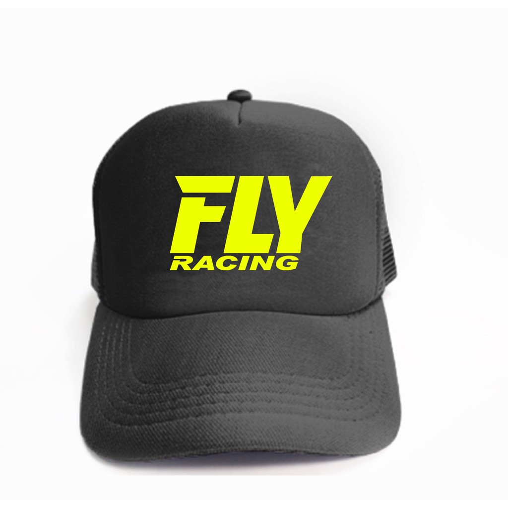 Topi Hitam List Kuning Stabilo