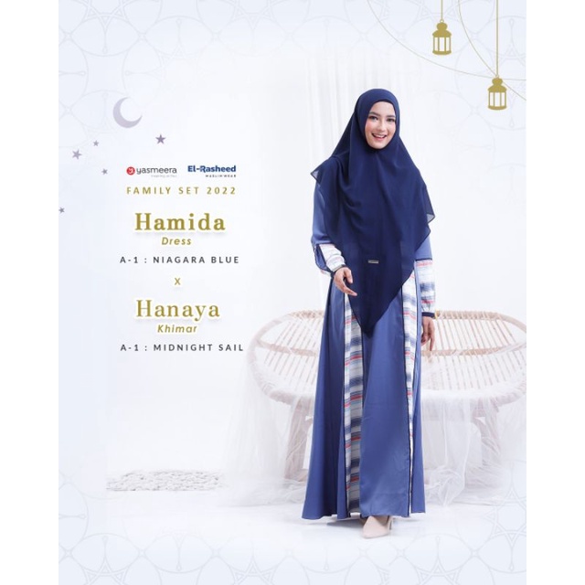 YASMEERA HAMIDA DRESS GAMIS BUSUI ORIGINAL DISKON