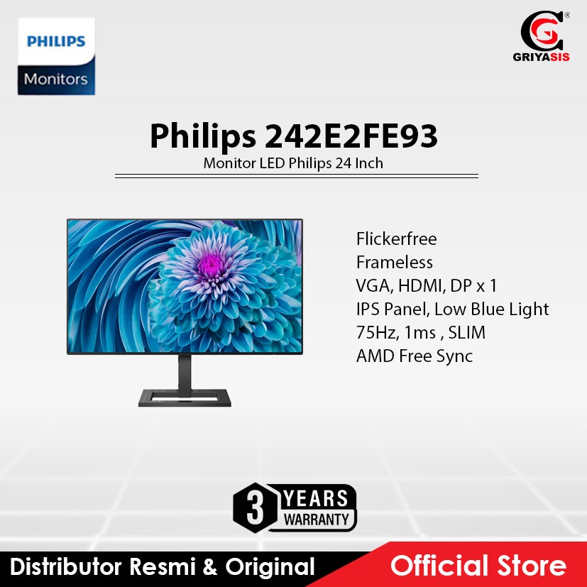Monitor LED Philips 24 Inch 242E2FE93