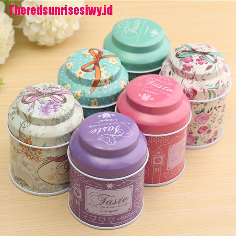 Toples Permen / Gula / Kopi / Teh Desain Bunga Bahan Metal