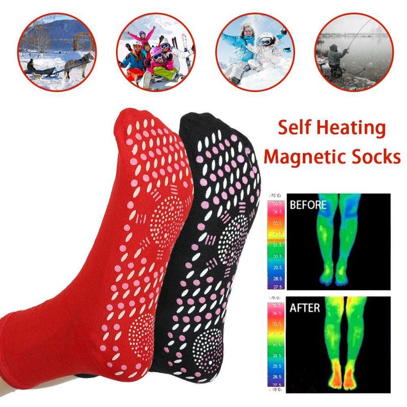 Kaos Kaki Pemanas Kaki / Kaos Kaki Penghangat Kaki / Kaos Kaki Terapi Panas / Kaos Kaki Magnet Terapi Pemanas Penghangat Kaki / Foot Support Tourmaline Magnetic Therapy Socks / Kaos Kaki Musim Dingin / Kaos Kaki Kesehatan / Kaos Kaki Magnetik Turmalin