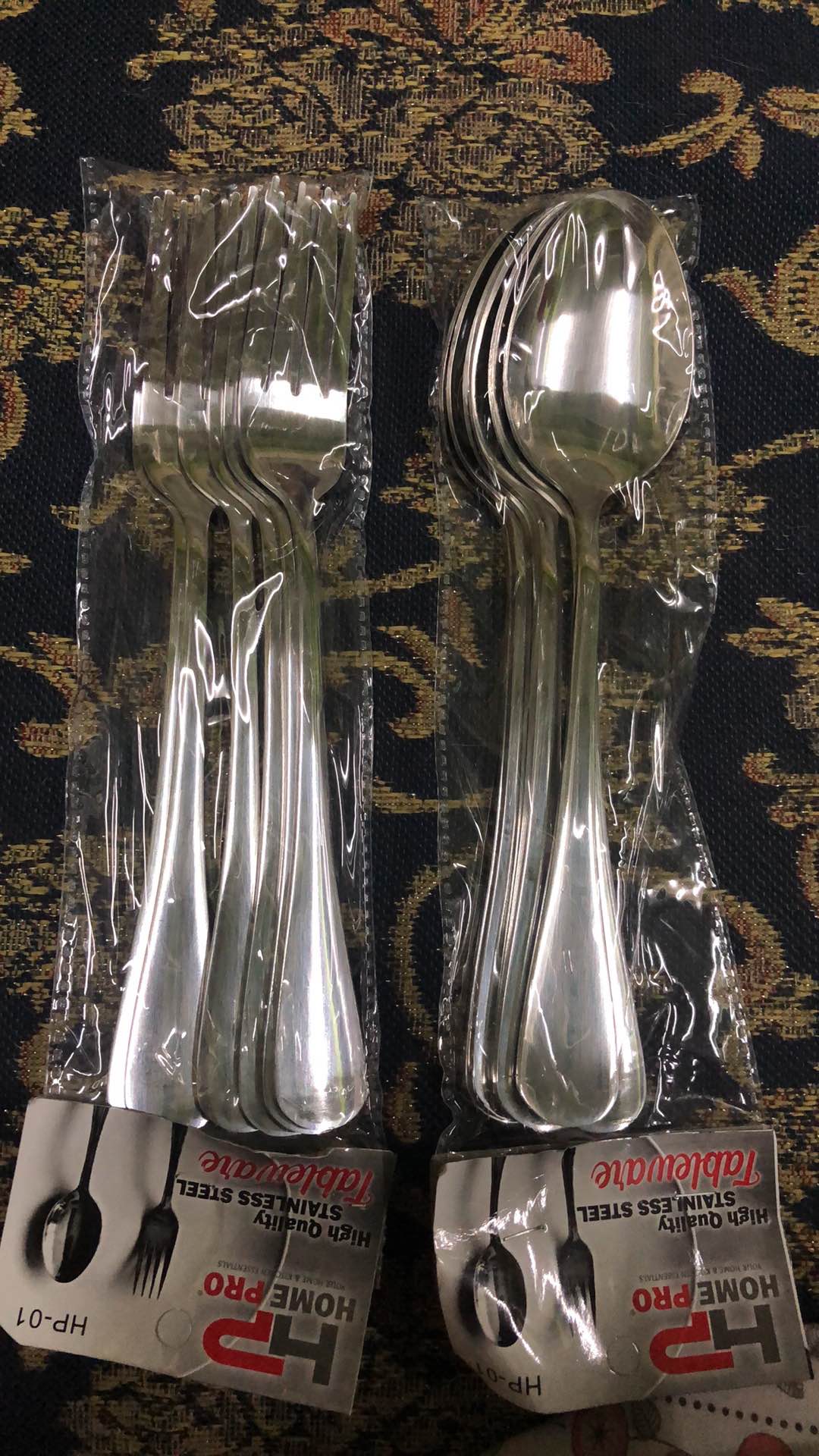 Garpu Makan Stainless / Garpu Polos Home Pro Premium Super Tebal 6 Pcs