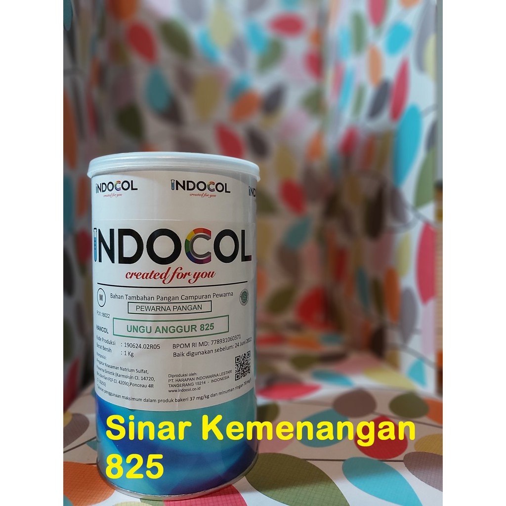 

Pewarna makanan INDOCOL Violet Grape 825/ ungu Anggur; 1 kg