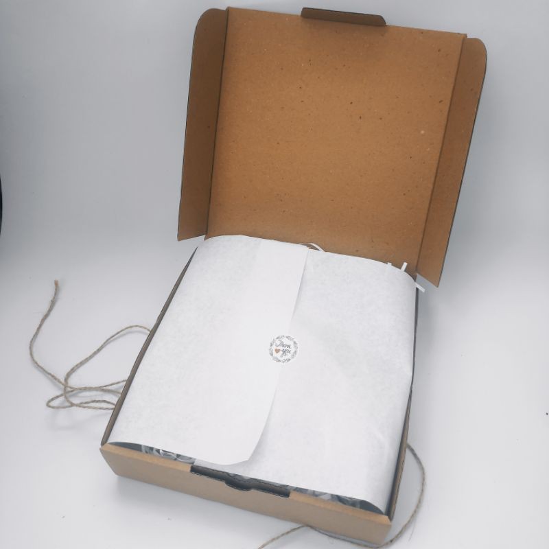 Packing box, box hampers aesthetic kardus pizza die cut-1