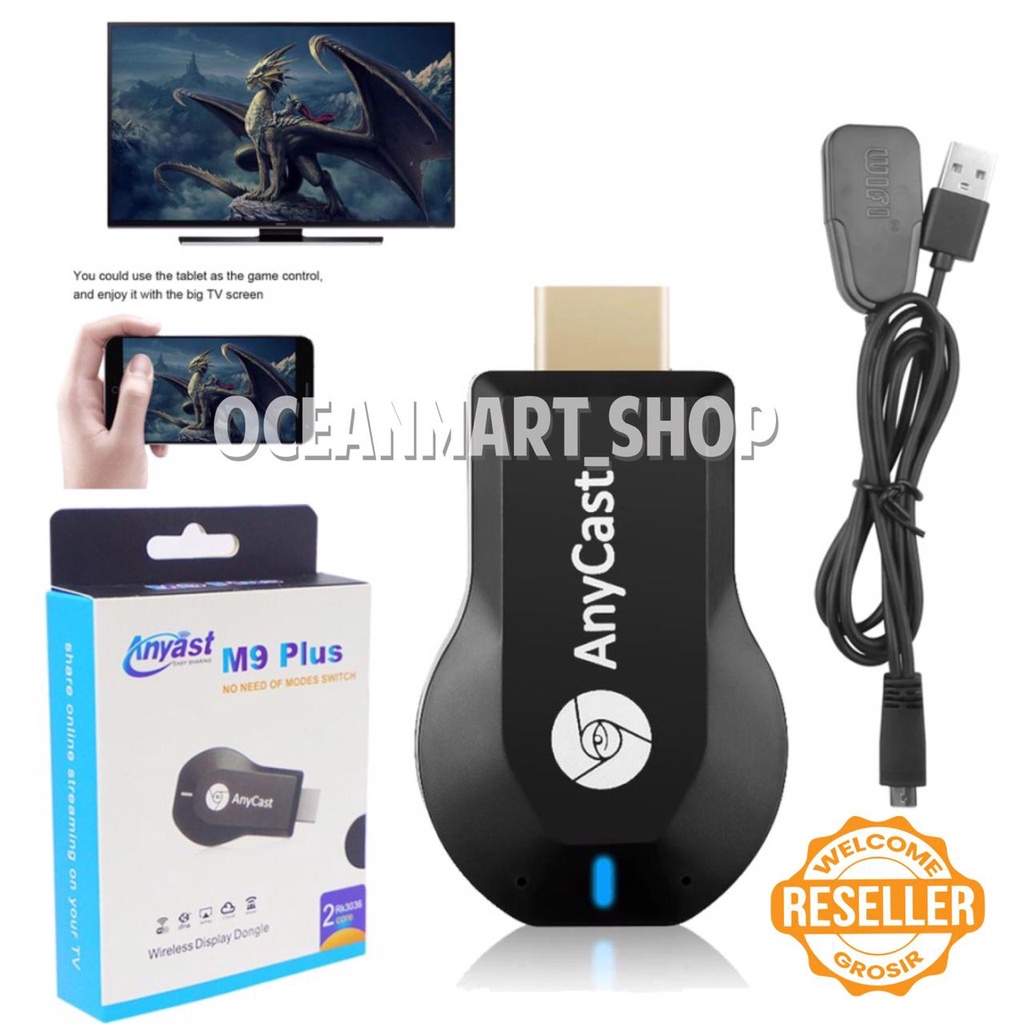 Anycast M9 Plus 1080P Wifi HDMI Wireless HDMI Dongle Anycast