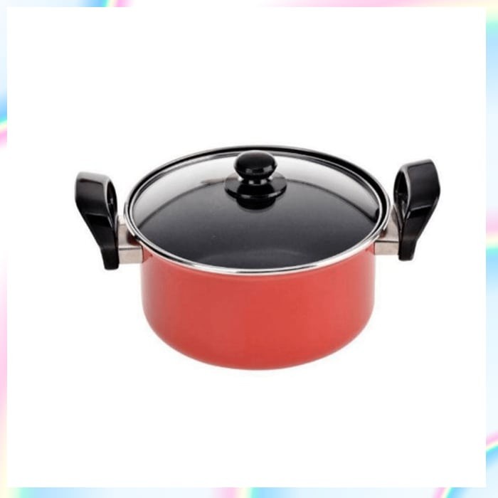 MASPION Panci Dutch Oven Pegangan Ebonit 26 Cm - Panci Antilengket