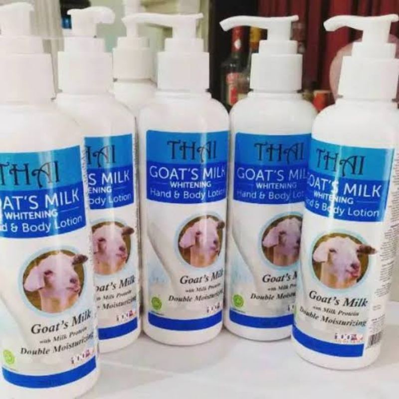 THAI GOATS MILK WHITENING HAND BODY LOTION PEMUTIH KULIT 250 ml