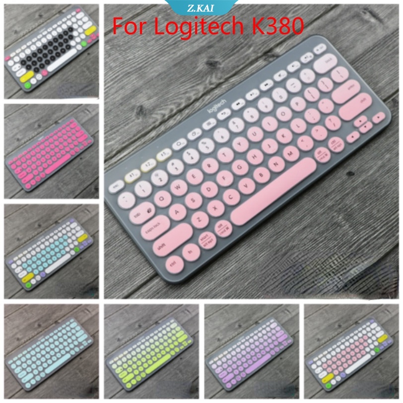 Cover Pelindung Keyboard Logitech K380 Bahan Silikon Anti Air