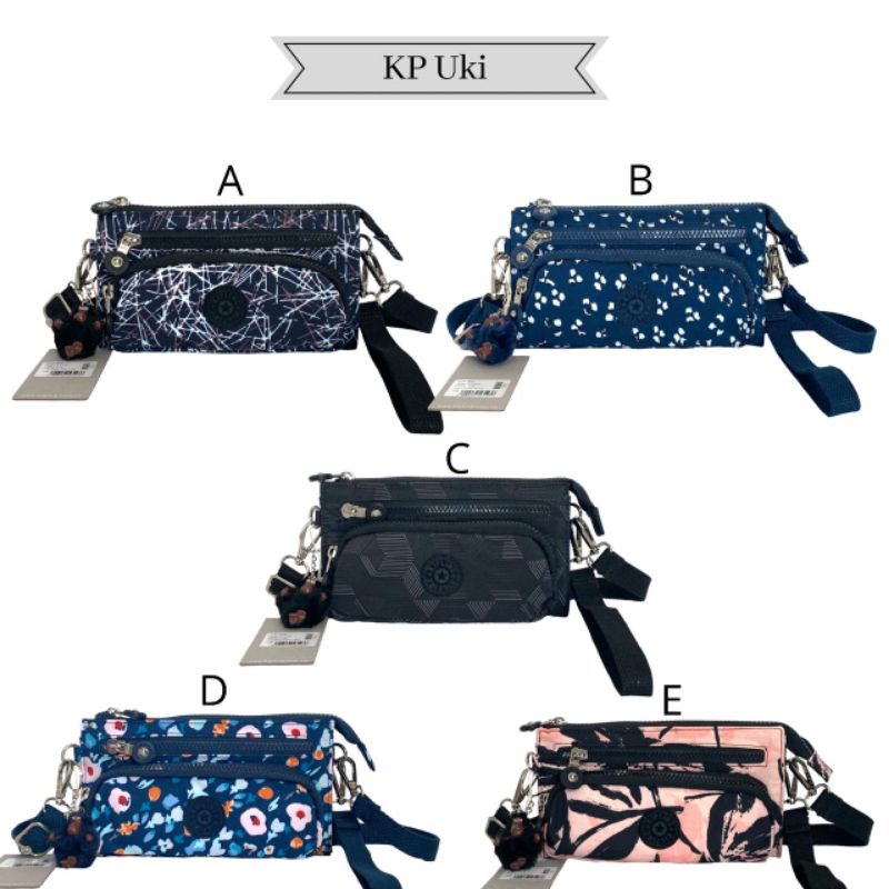 Dompet kipling UKI premium mid zipper pocket