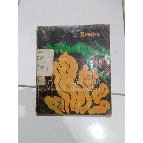 buku sajak-sajak sepatu tua oleh rendra