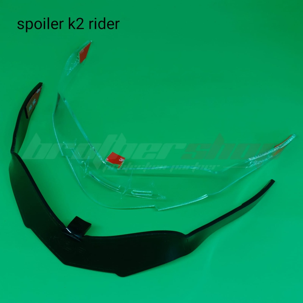 spoiler helm kyt k2 rider