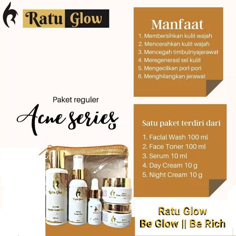 RATU GLOW SKINCARE REGULER ACNE