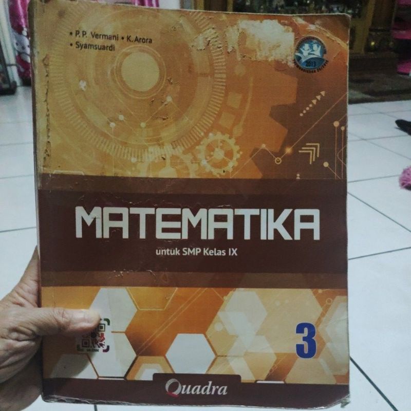 buku matematika SMP IX penerbit quadra