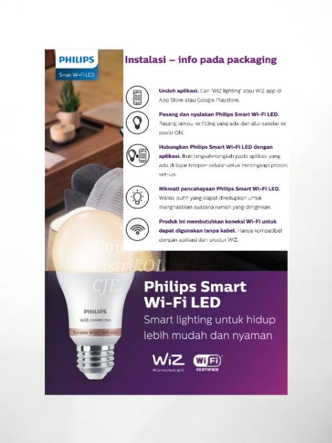 Philips Smart WIFI LED 9w Tuneable White