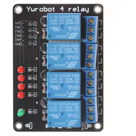 4 CHANNEL RELAY MODULE SUPPORT AVR/51/PIC