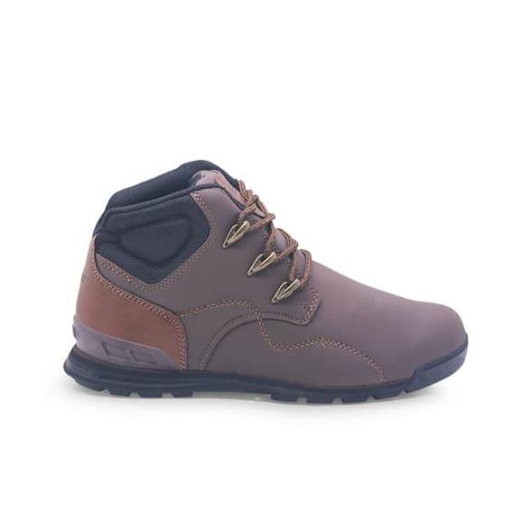 Lucu Mgee Toro Sepatu Boots Pria Kopi - Kopi, 39 Bagus
